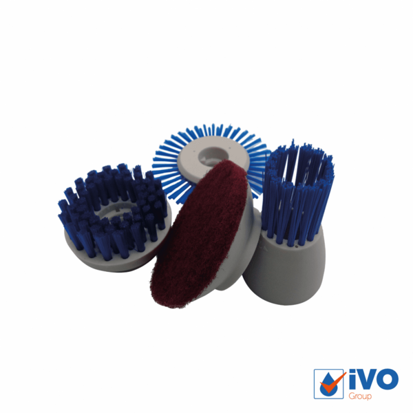 iVo &quot;Power Brush&quot; Nylon borstel &amp; padhouder