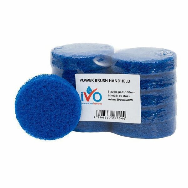 iVo Toppad Power Brush Blauw 100mm