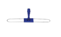 Falpi Kunststof vloerwisser met gesplitst frame en blauwe plastic handvathouder 80cm Falpi Kunststof vloerwisser met gesplitst frame en blauwe plastic handvathouder 80cm