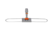 Falpi Kunststof vloerwisser met gesplitst frame en grijs-oranje plastic handvathouder 40cm Falpi Kunststof vloerwisser met gesplitst frame en grijs-oranje plastic handvathouder 40cm
