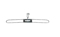 Falpi Metalen gesplitste vloerwisser met handvathouder 40cm Falpi Metalen gesplitste vloerwisser met handvathouder 40cm