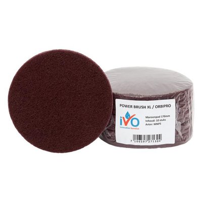 iVo Toppad Power Brush XL/OrbiPro Maroon Bruin 170mm